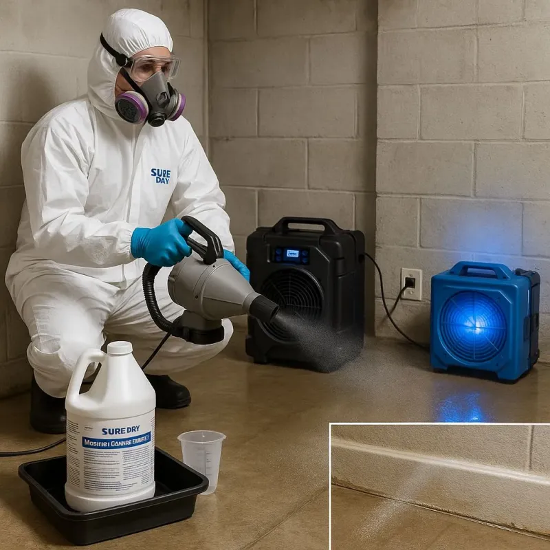 Sanitization and Odor Removal process in Cooper City, FL